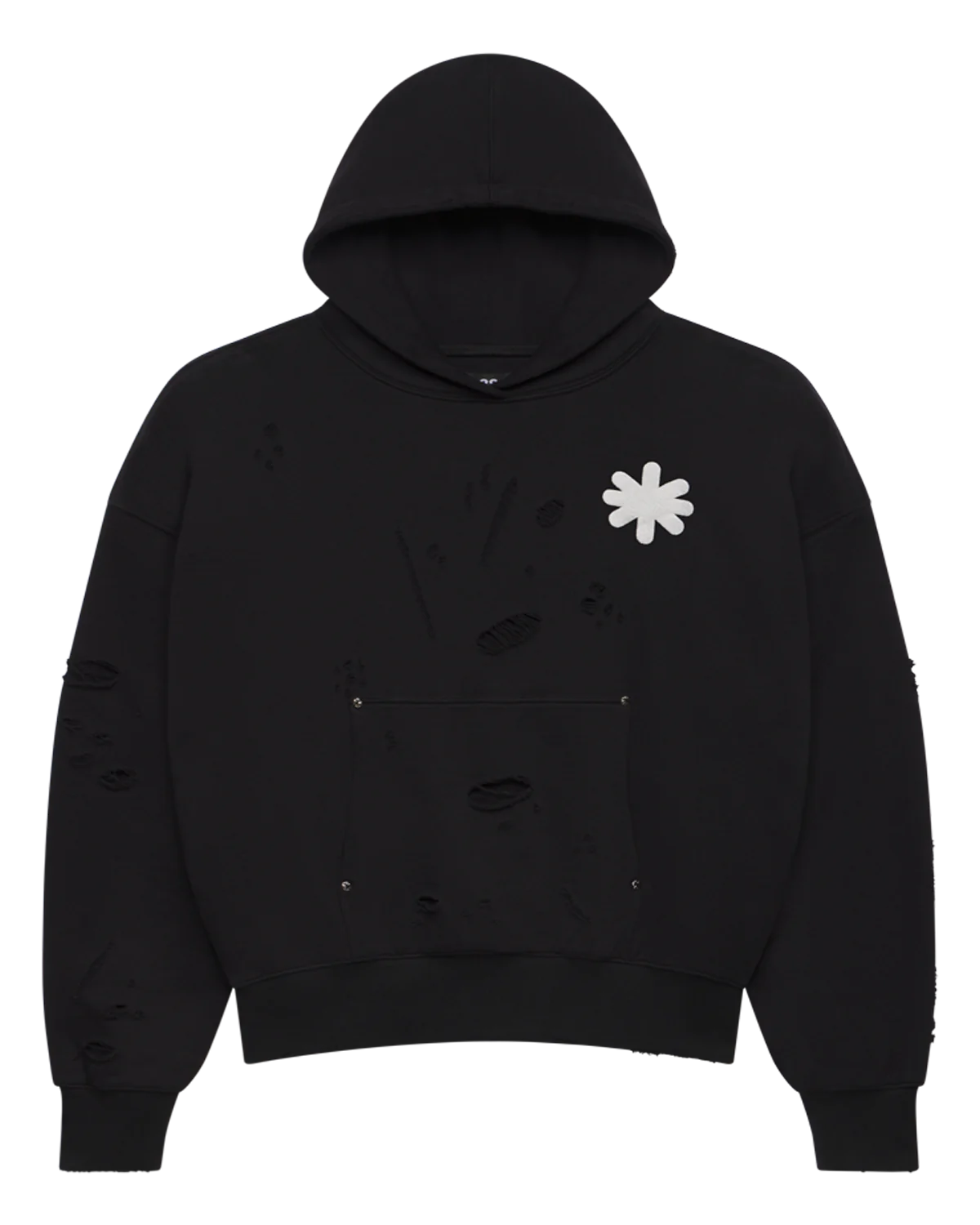 Lost Shdws Distressed Logo Hoodie
