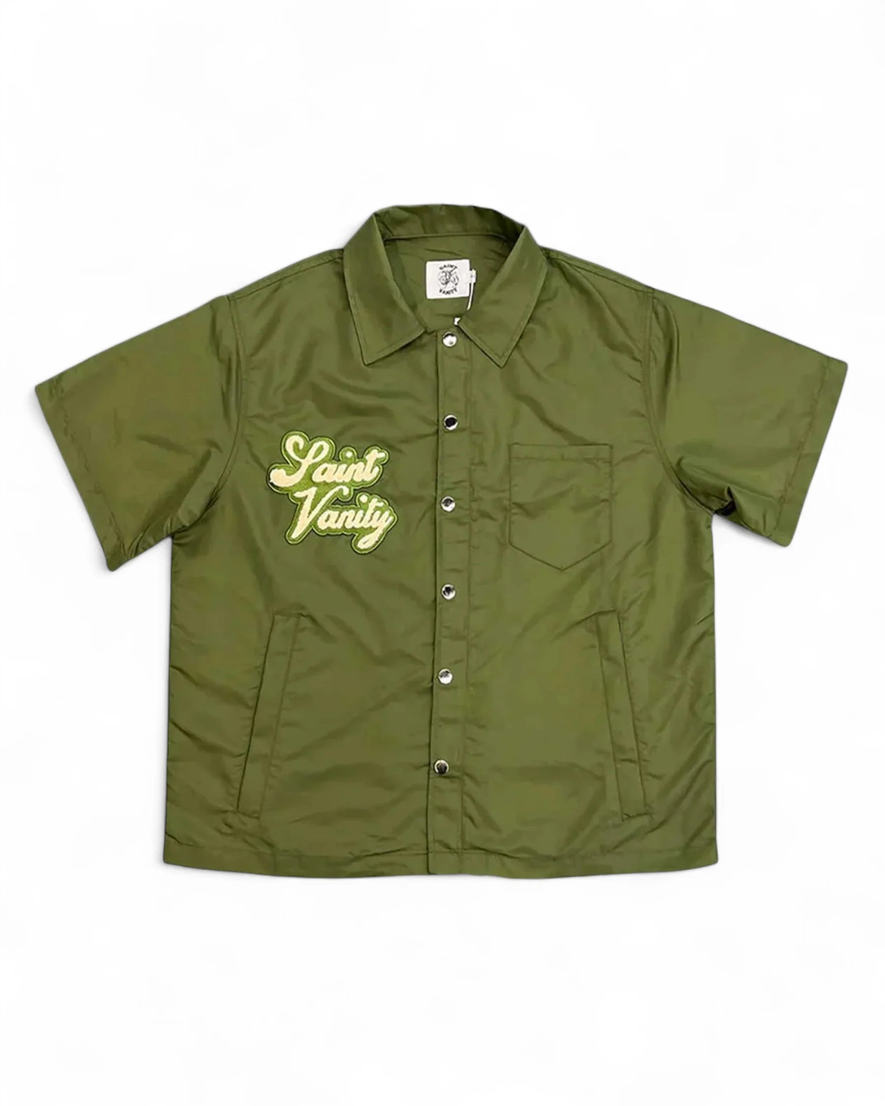 Saint Vanity "Green" Nylon Top