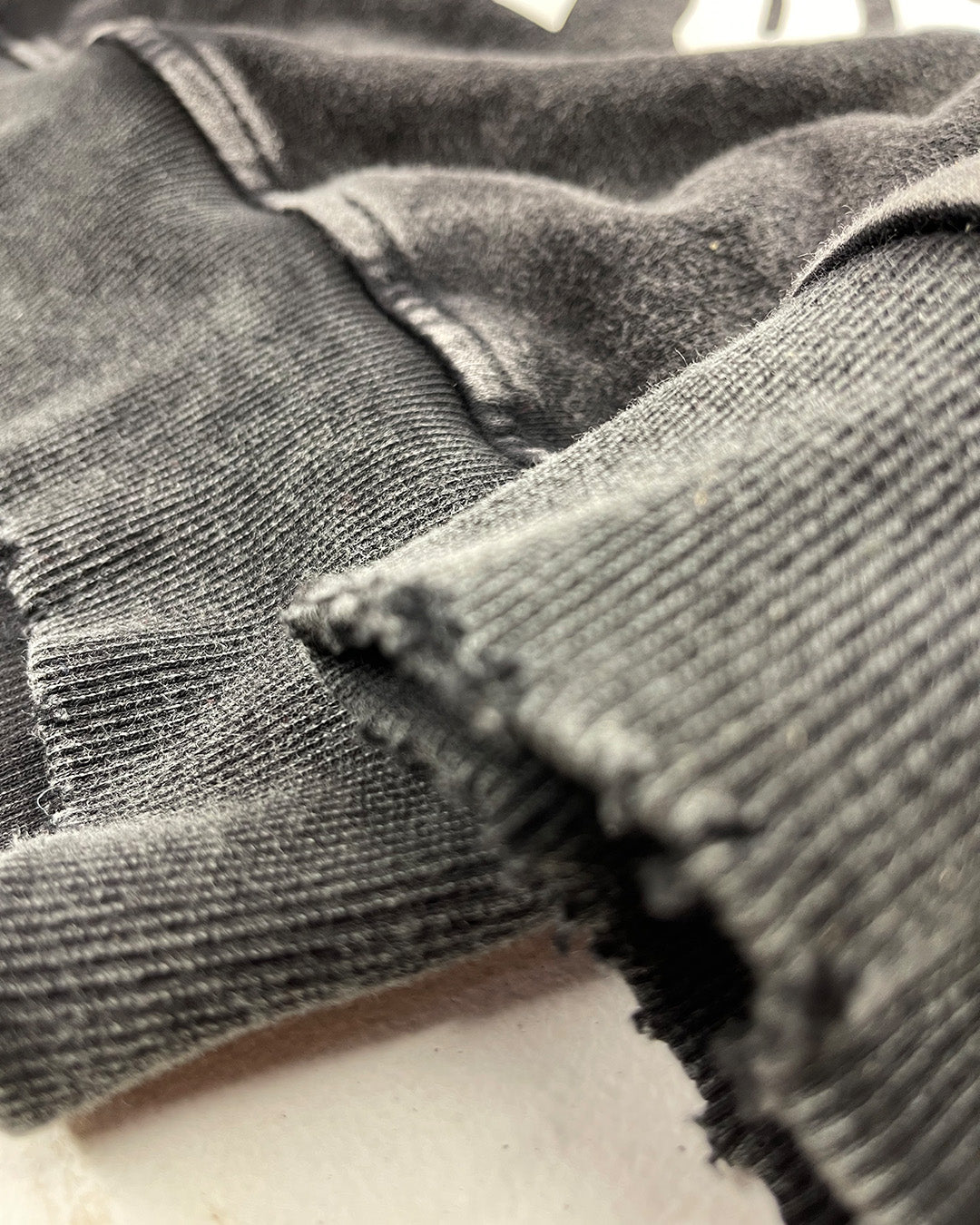 STONE WASHED BLACK TACTICAL HOODIE