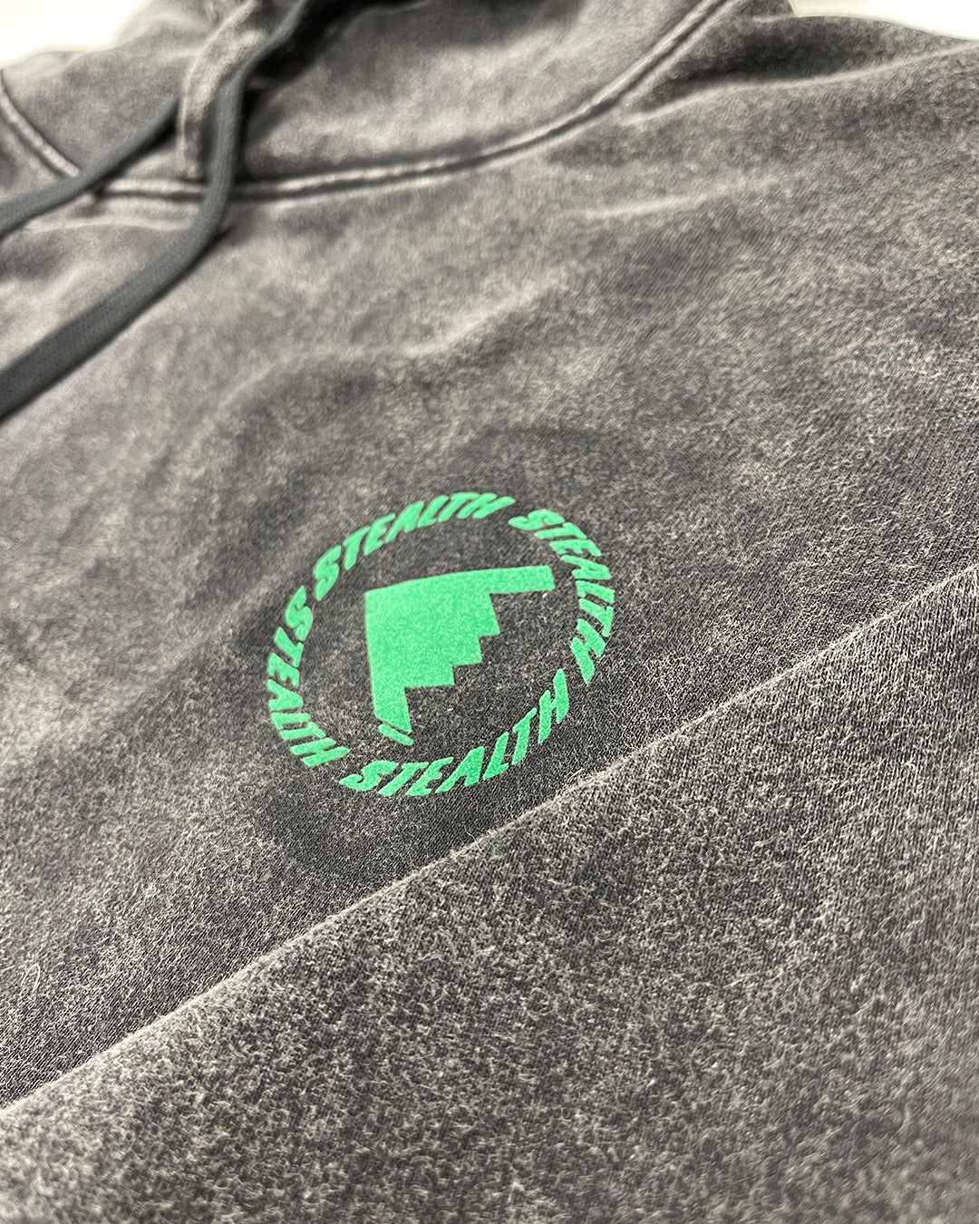 FRONT OF HOODIE DETAILED VIEW