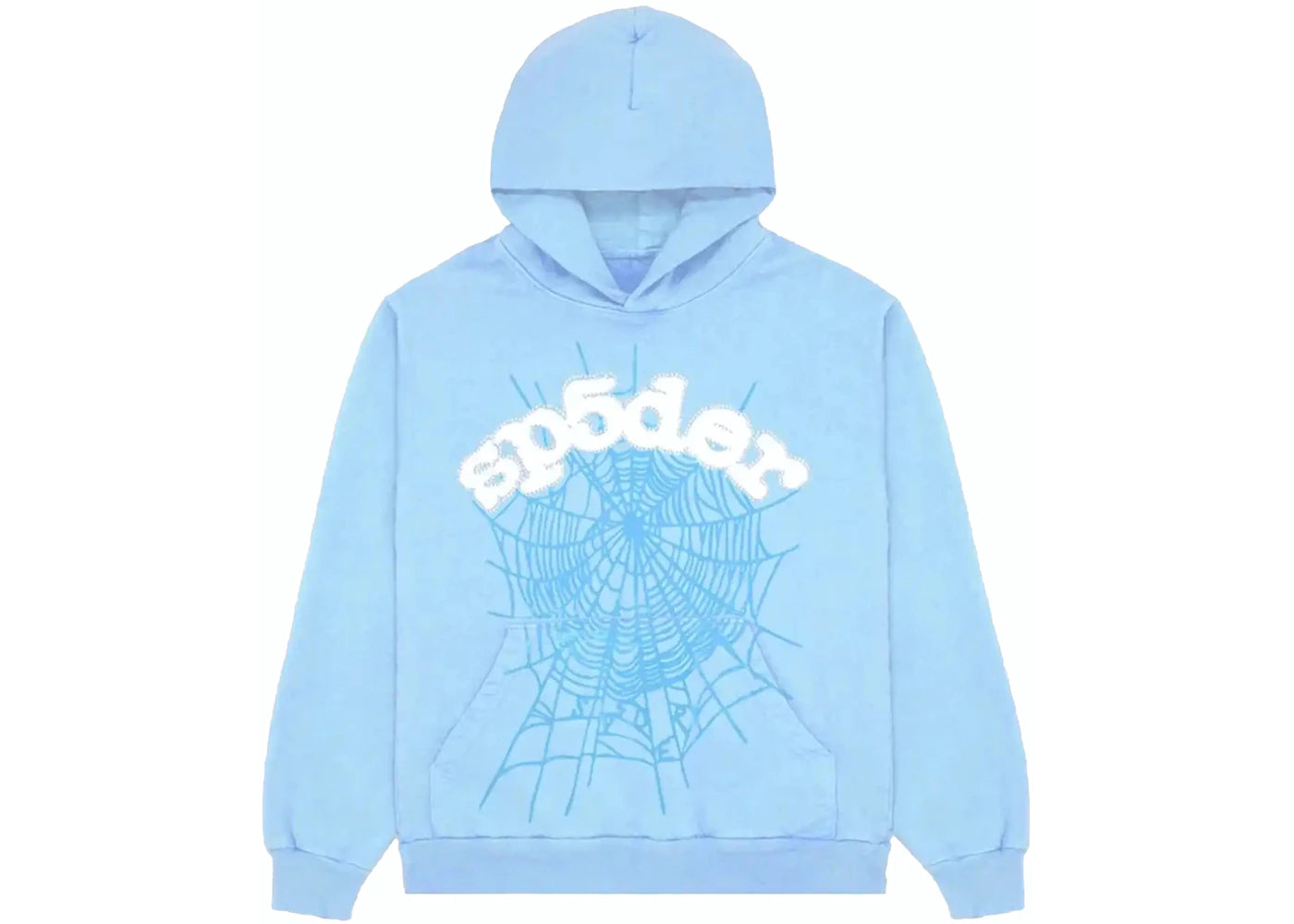 Spider Worldwide Rhinestone Hoodie Sky Blue