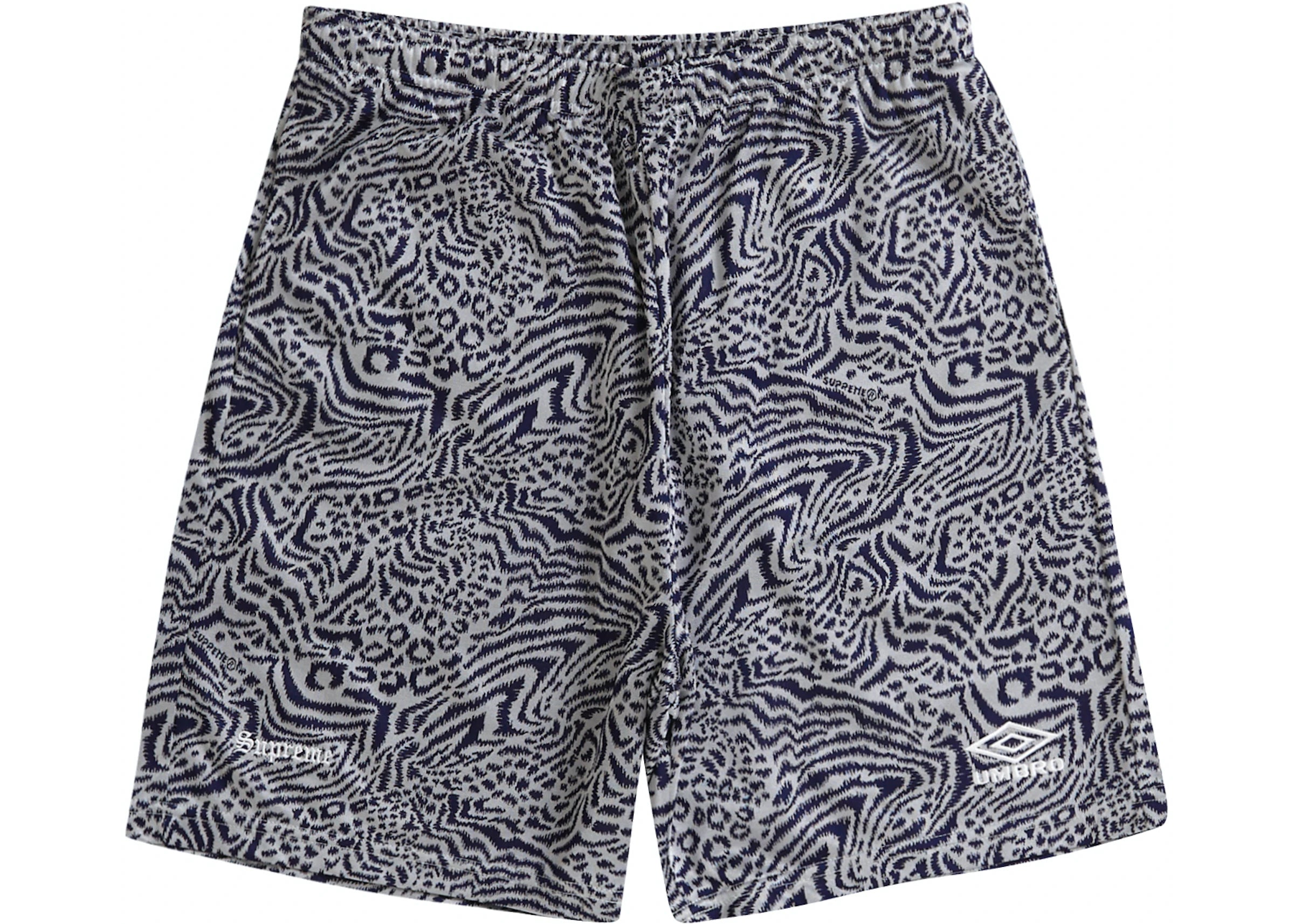 Supreme Umbro Jacquard Animal Print Soccer Short Black