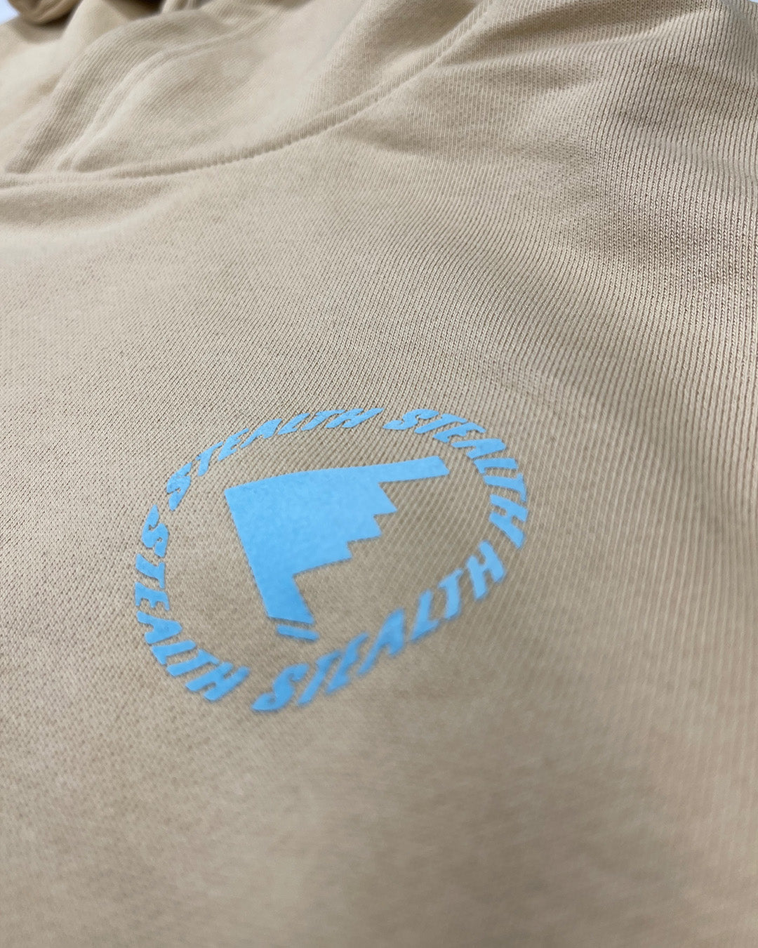 TAN TACTICAL HOODIE (SUEDE BACK)