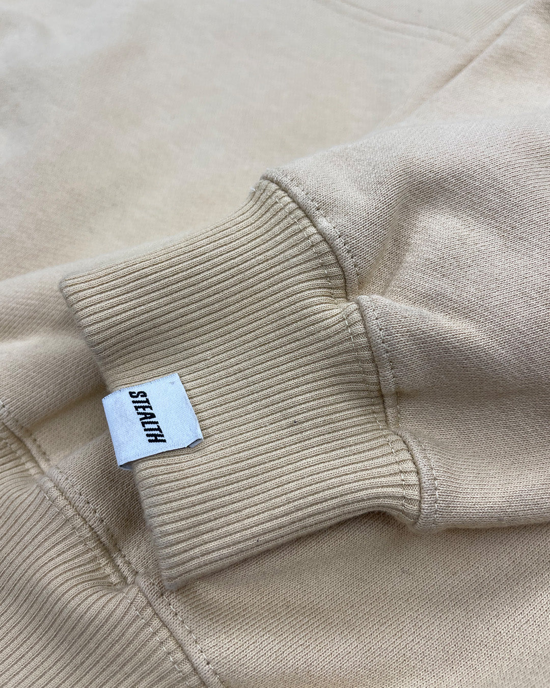 TAN TACTICAL HOODIE (SUEDE BACK)