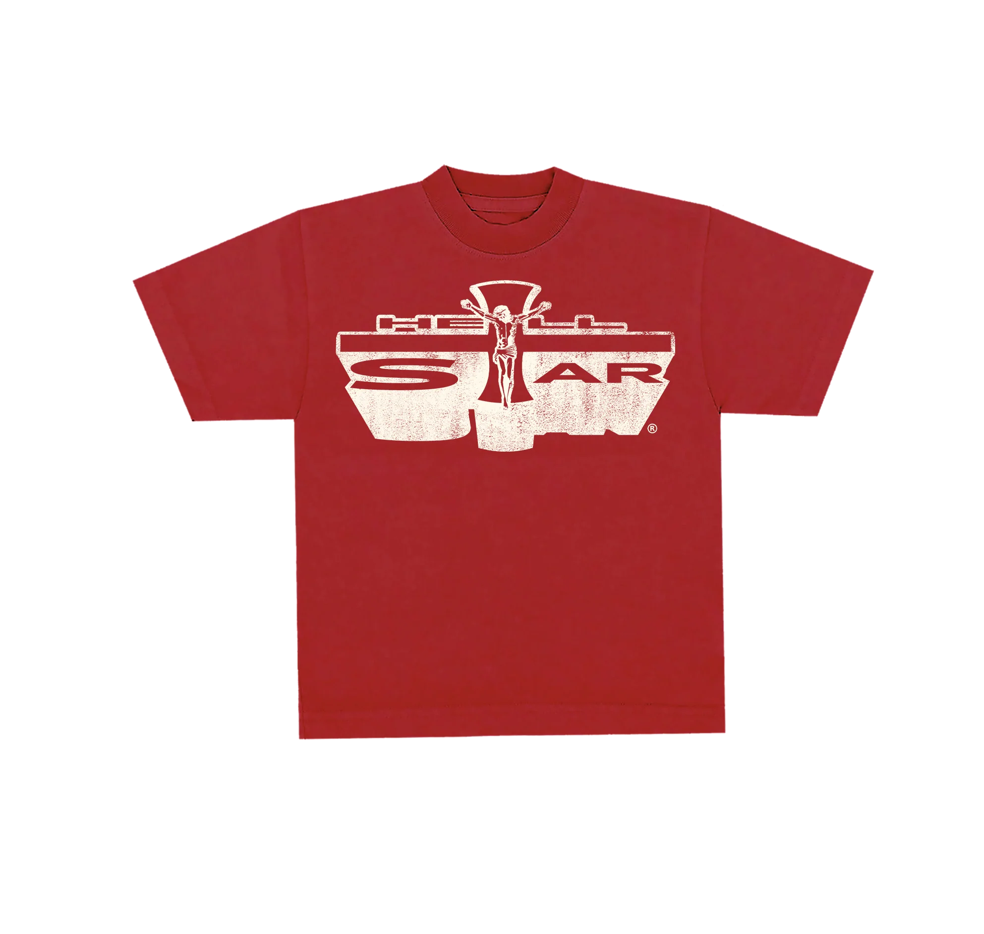 Hellstar Red Jesus Emblem Tee