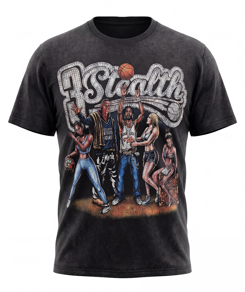 Stealth "Baller" Black T-Shirt