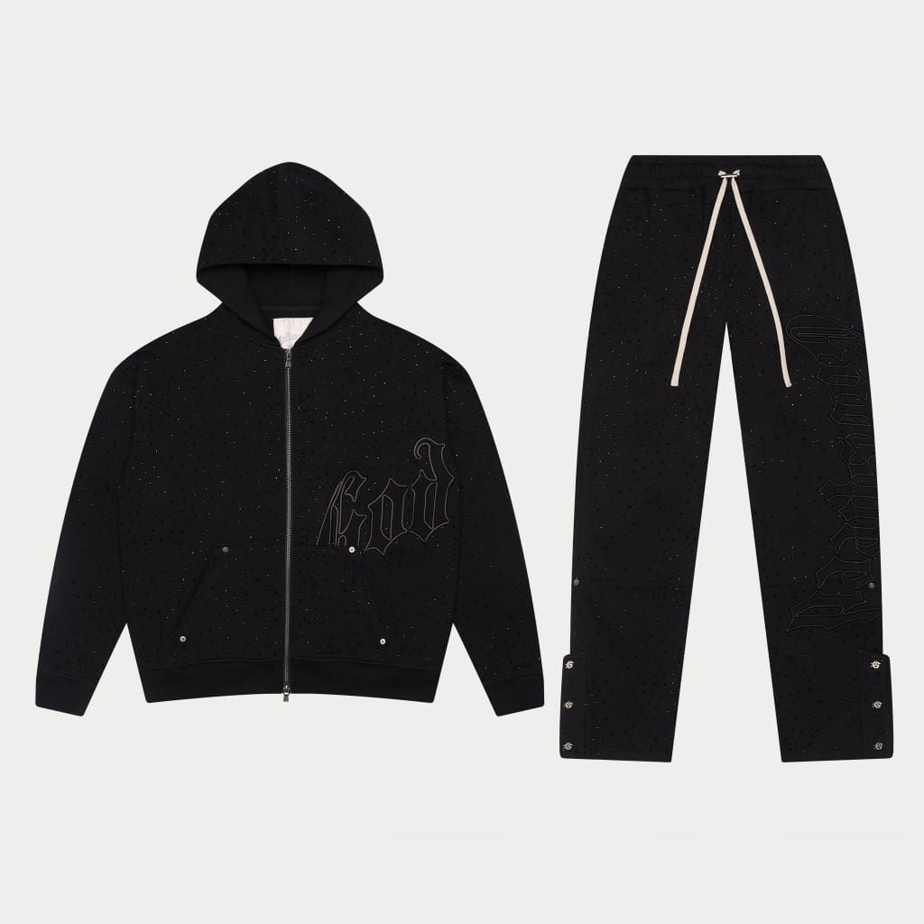 Godspeed "VVS" Black/Black Og Logo Full Sweatsuit
