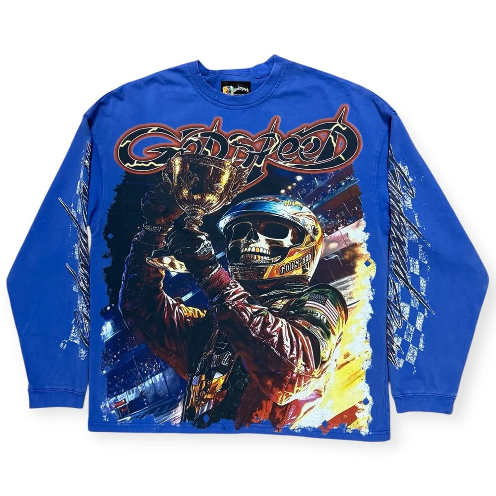 Godspeed "Podium Dreams" Long Sleeve (Blue)