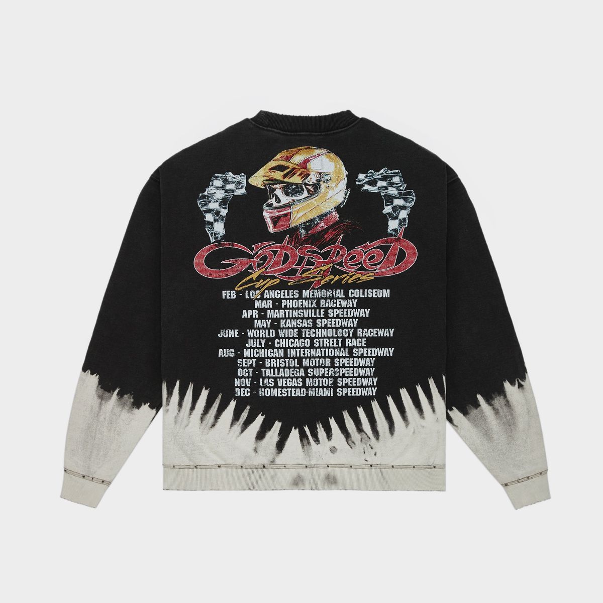 Godspeed "F.T.W" Black Bleached Long Sleeve