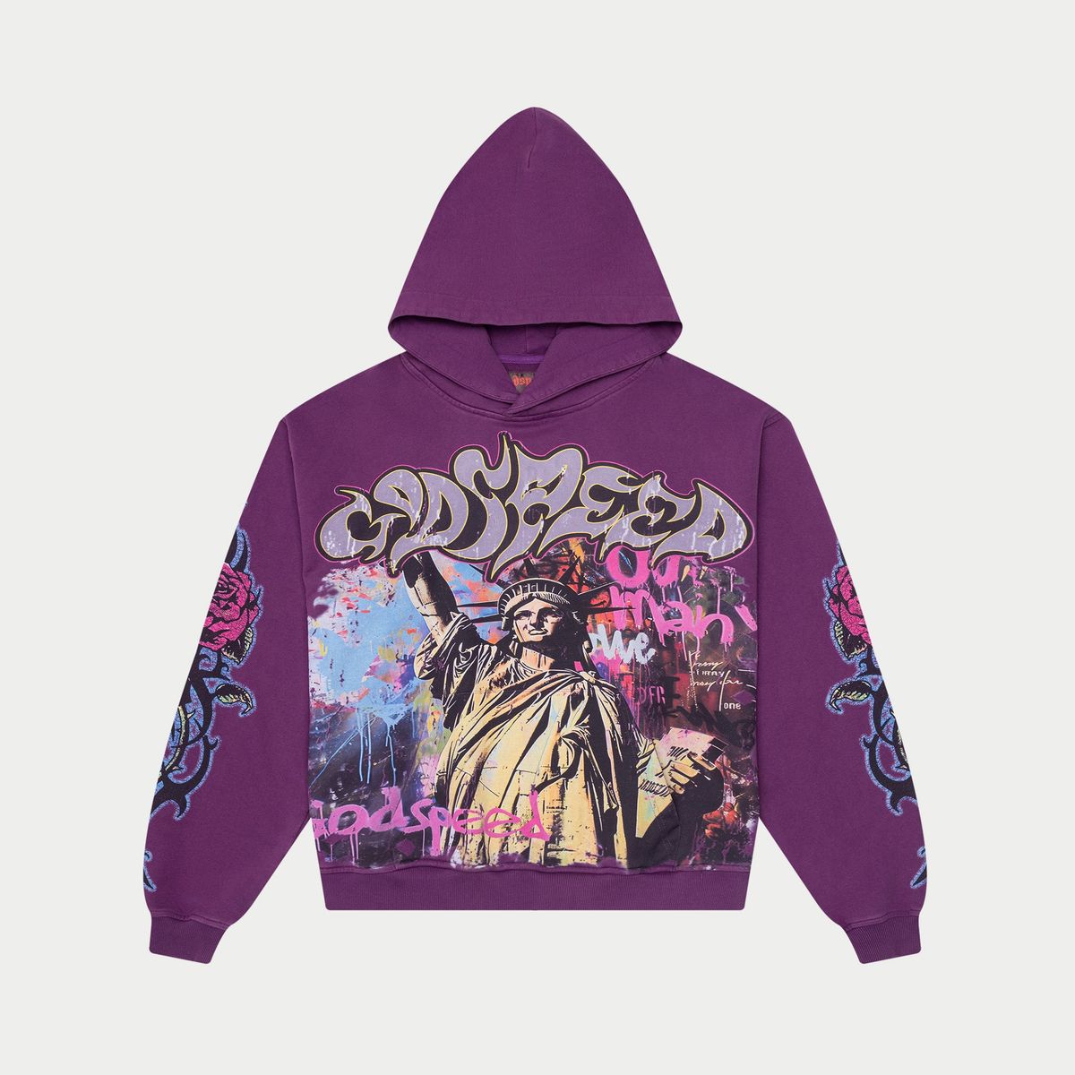 Godspeed "Vandal" Purple Pullover Hoodie
