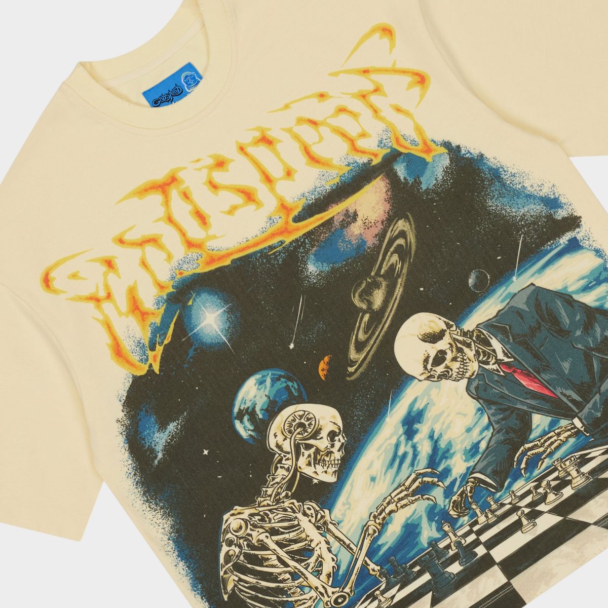 Godspeed "Checkmate 2" Bone T-Shirt