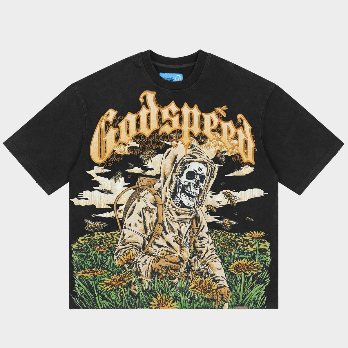 Godspeed "Save The Bees" Black T-Shirt