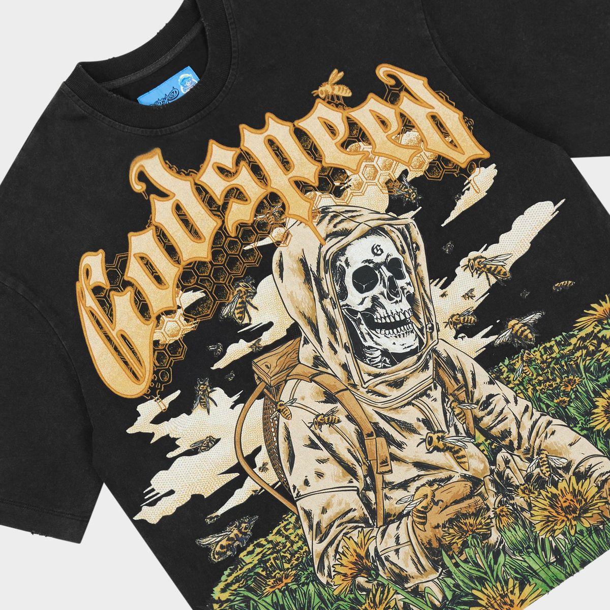 Godspeed "Save The Bees" Black T-Shirt