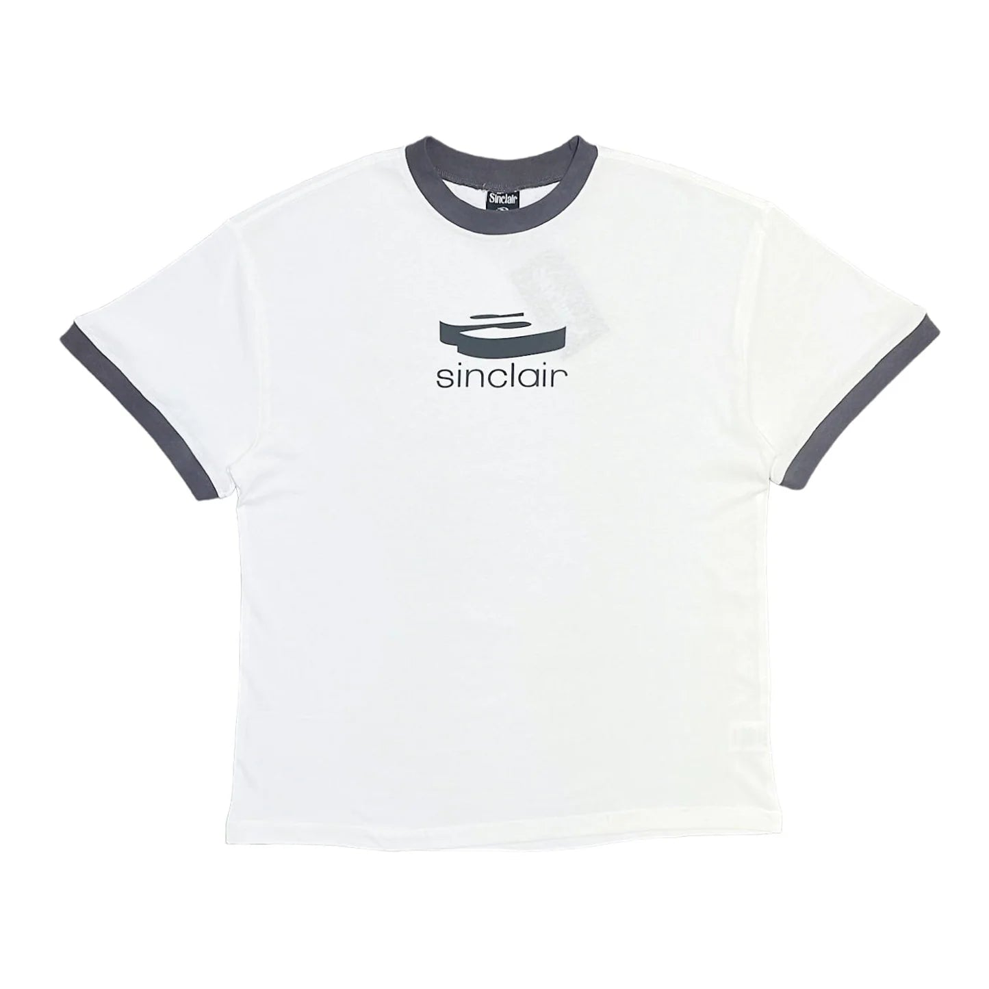 Sinclair "3D Logo Ringer" White/Gray T-Shirt