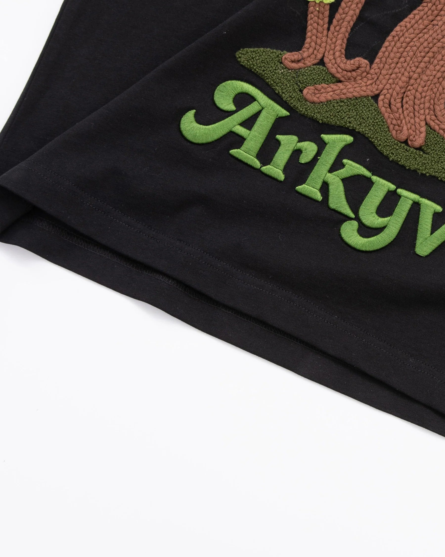 Arkyve "Crotchet Tree Patch" Black T-Shirt
