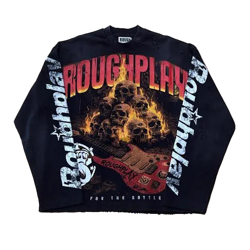 RoughPlay "Skulls In flames" Long Sleeve