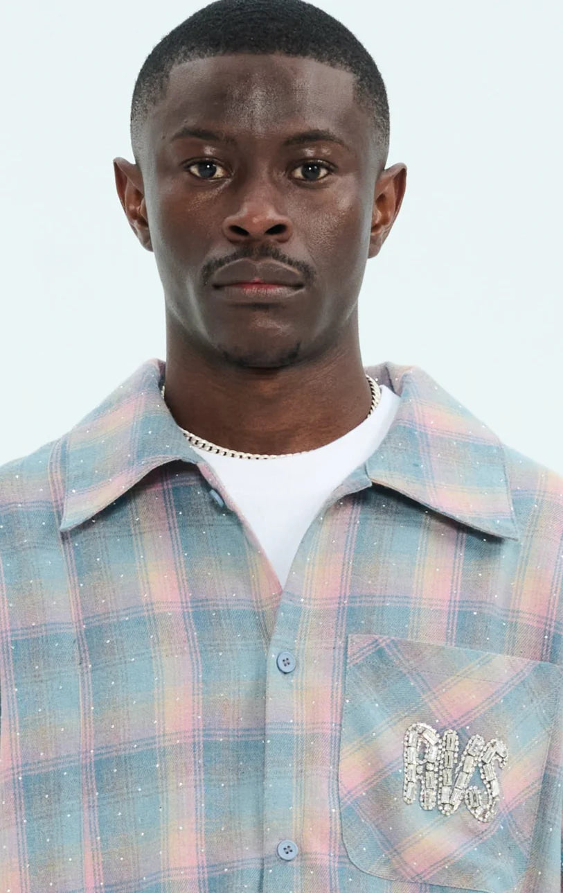 RVS Labs "LUMIÈRE" Teal/Coral Flannel