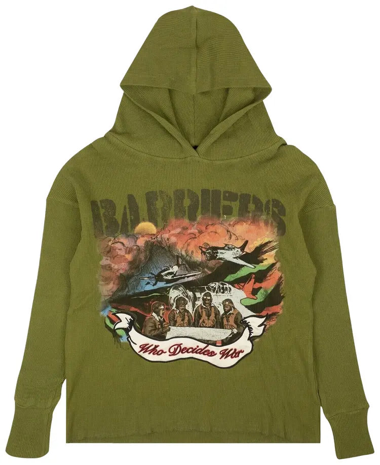 Who Decides War x Barriers NY "Tuskegee" Pullover Hoodie (Olive)