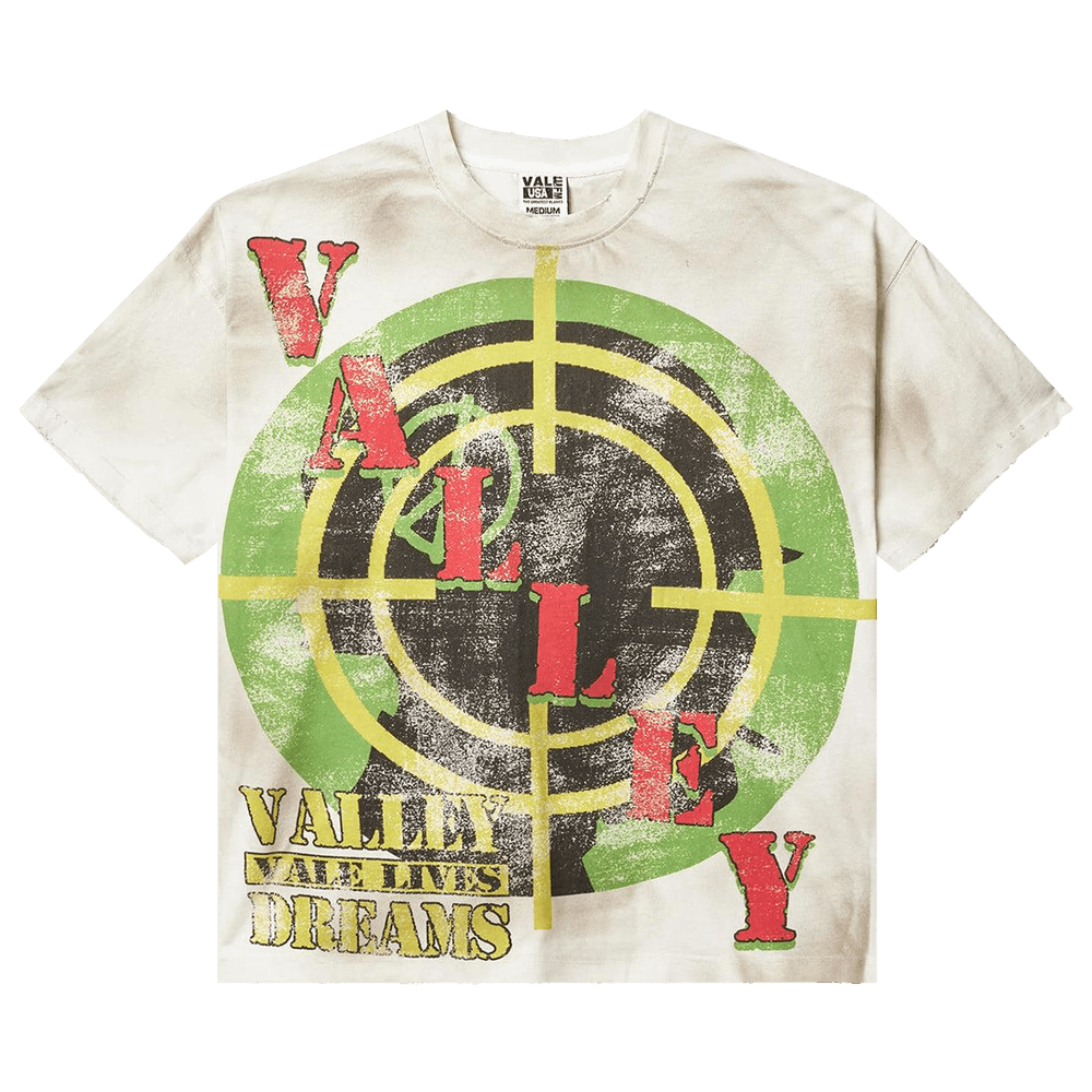 Vale "Target" Cream T-Shirt
