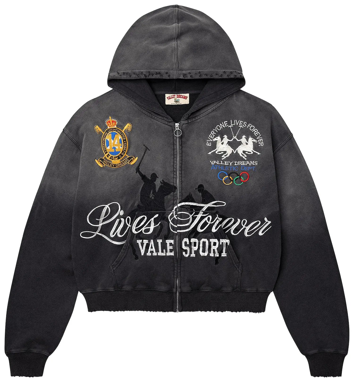 Vale "Black Jack" Zip-Up Hoodie