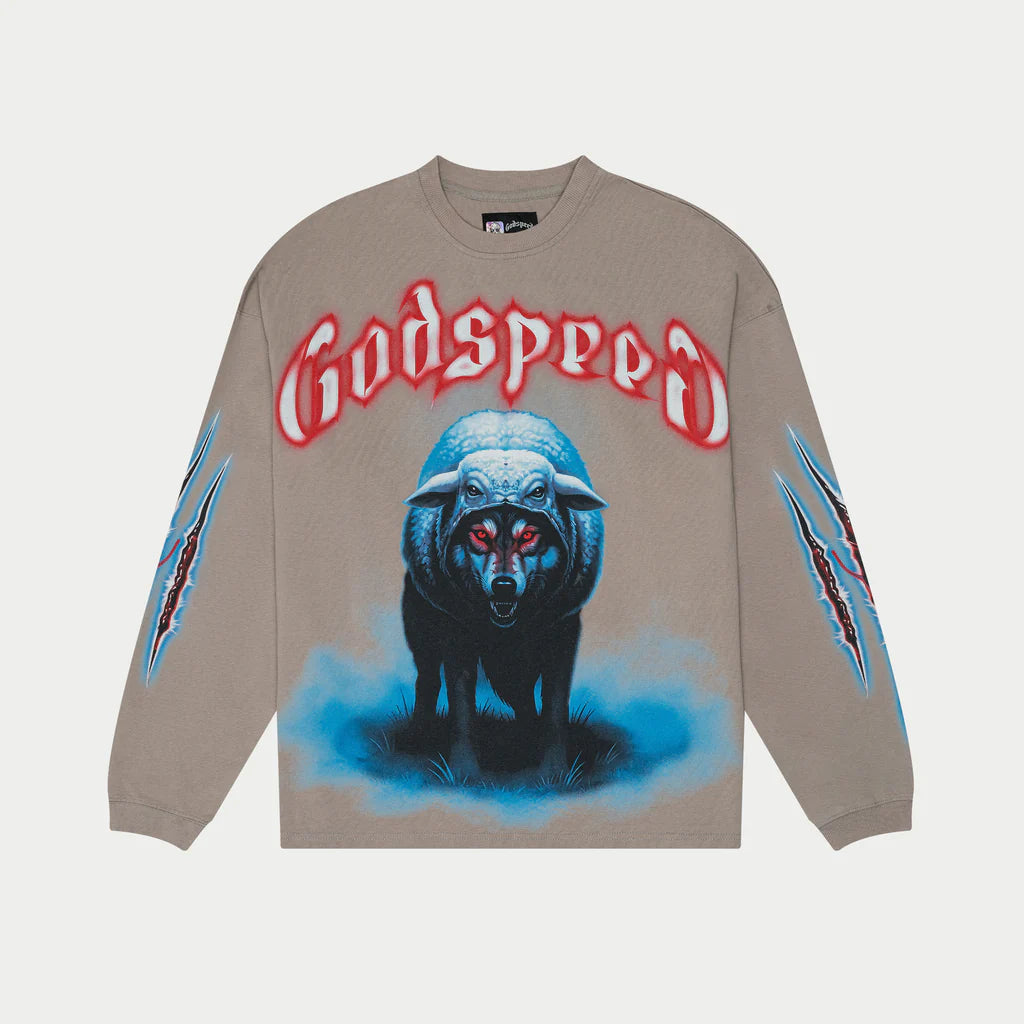 Godspeed "W.I.S.C II" Long Sleeve (Slate Grey)