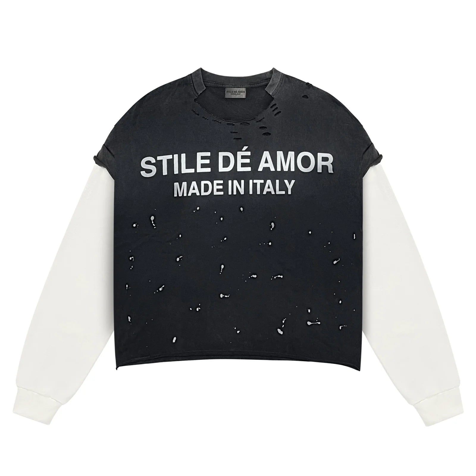 Stile De Amor "Nero Su Bianco" Long sleeve