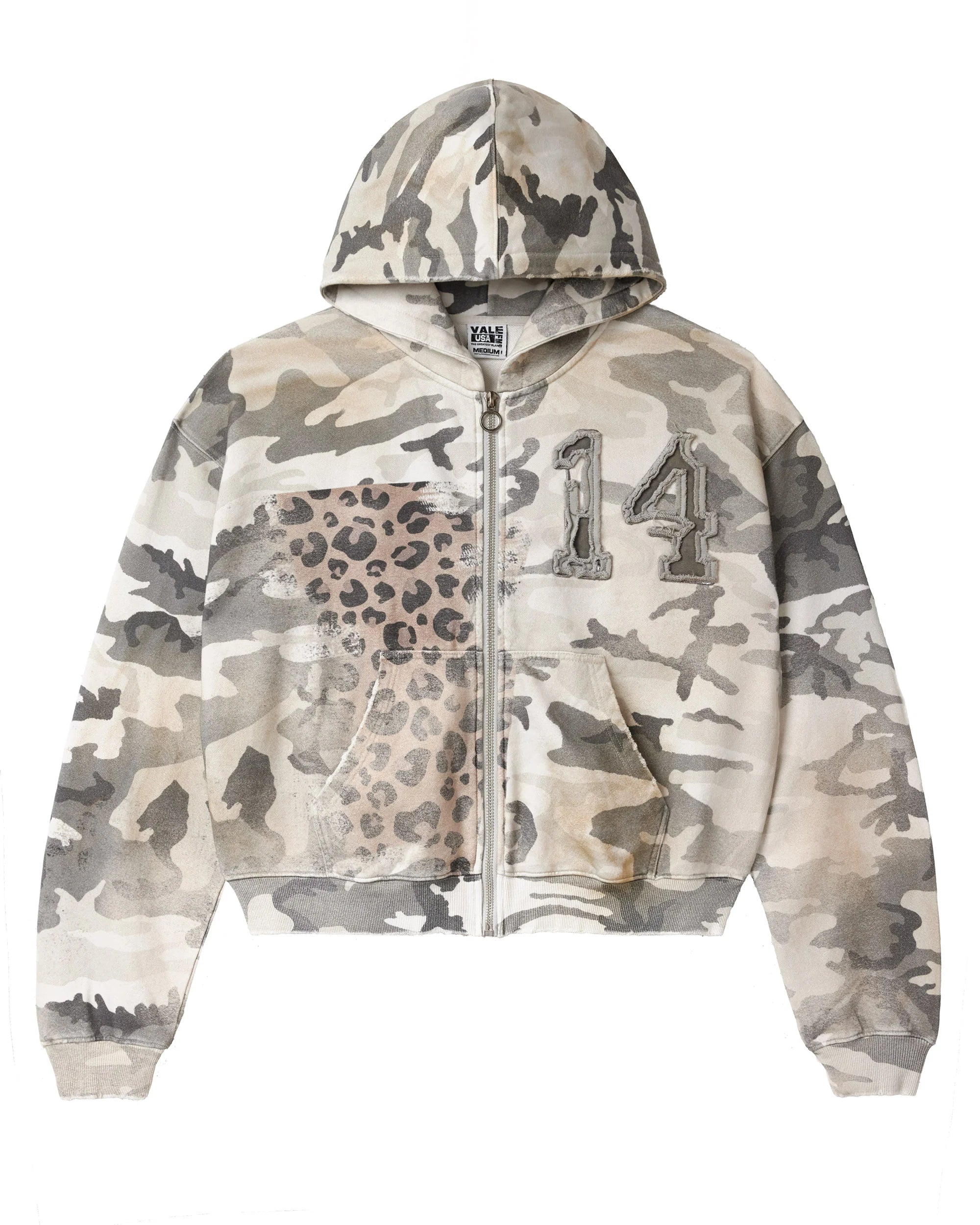Vale 'Winter" Camo Zip-Up Hoodie