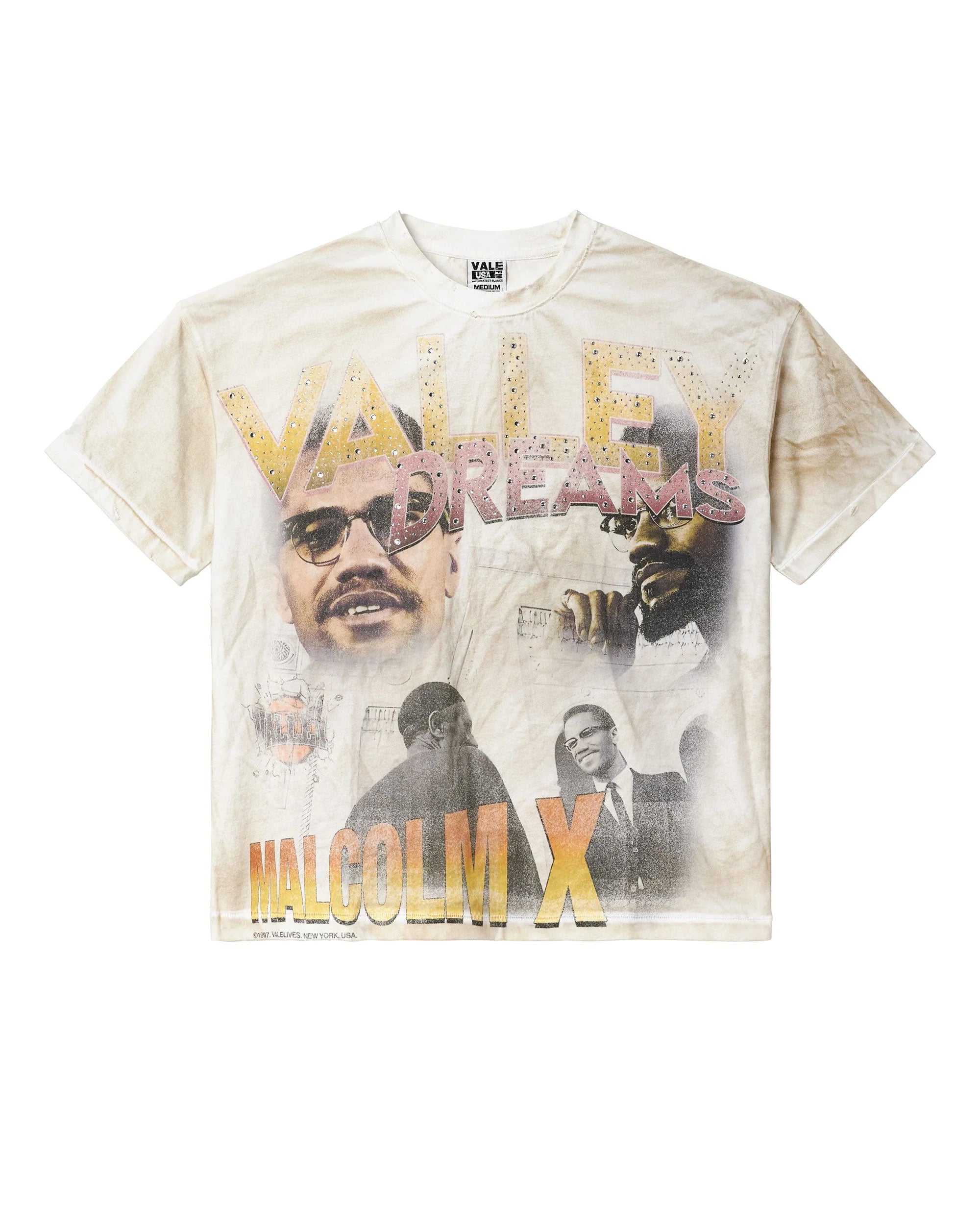 Vale "By Any Means" White Bling T-Shirt