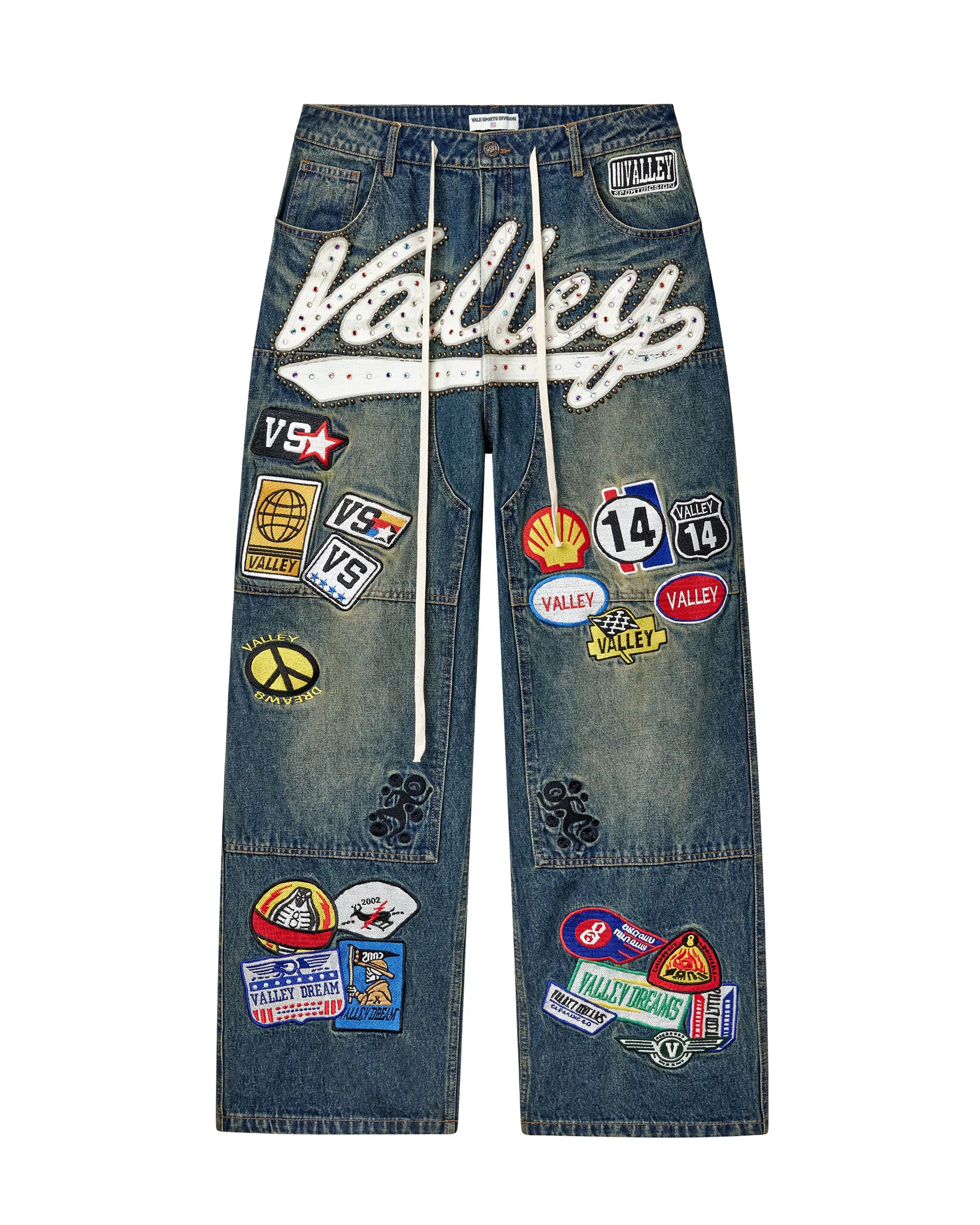 Vale "1980s" Blue Carpenter Pants