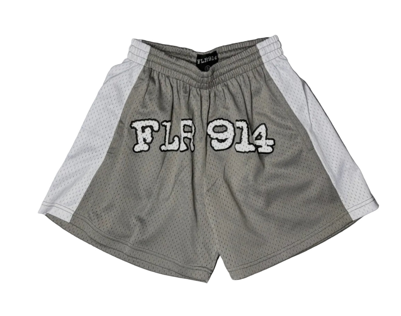FLR 914 "Uniform" Grey/White Mesh Shorts