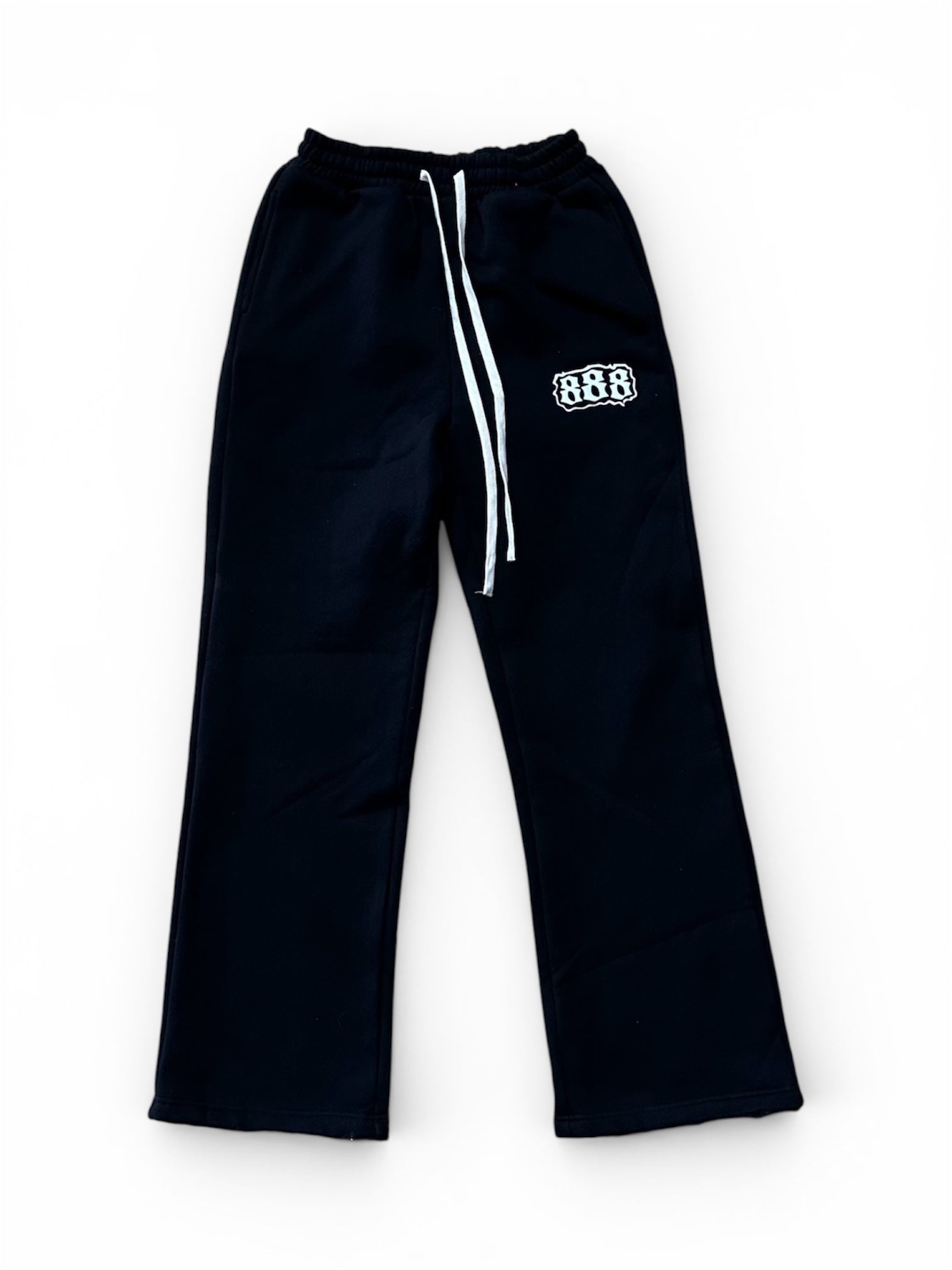 Louev 888 "Puff" Black/White Sweatpants