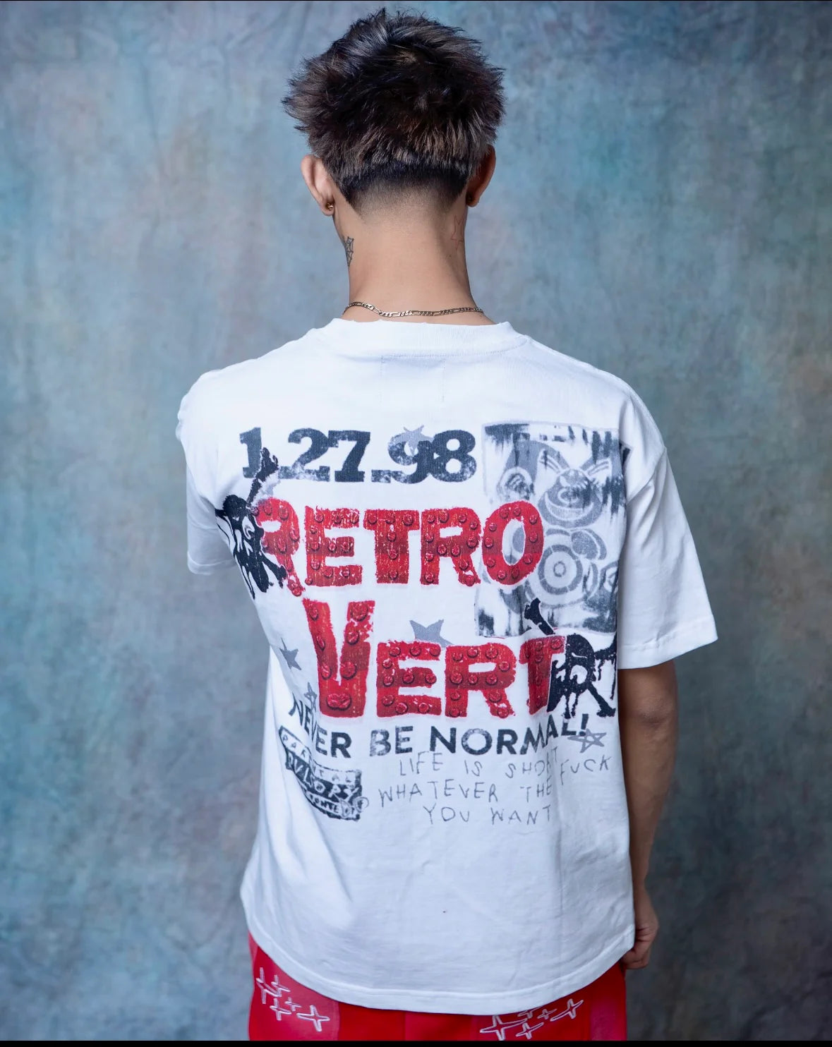 Retrovert "Nurse" Rhinestone White T-Shirt