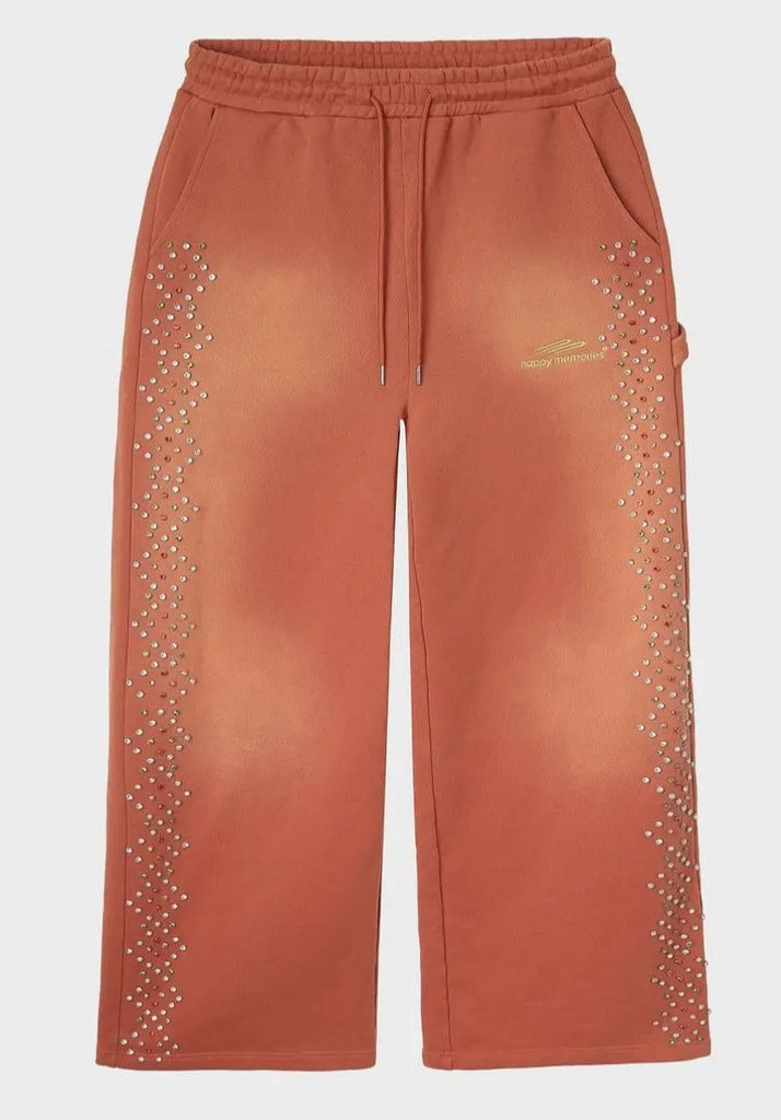 HMDD "Orange" Crystal Sweatpants