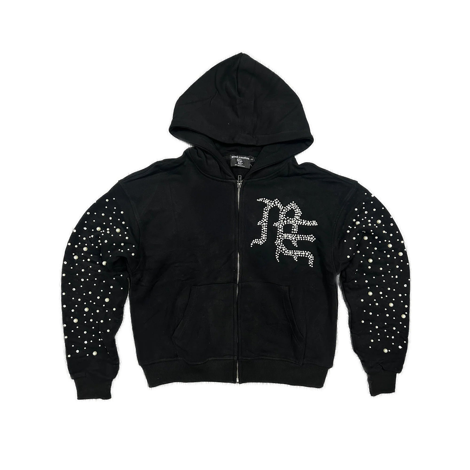 Mixed Emotions "Pearl" Black Hoodie