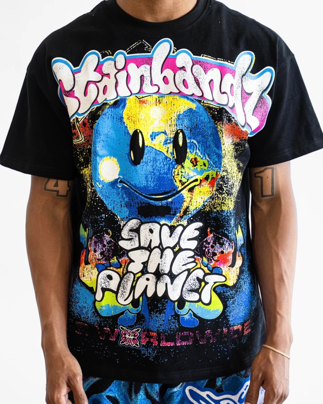 SB Studios "Save The Planet" Black T-Shirt
