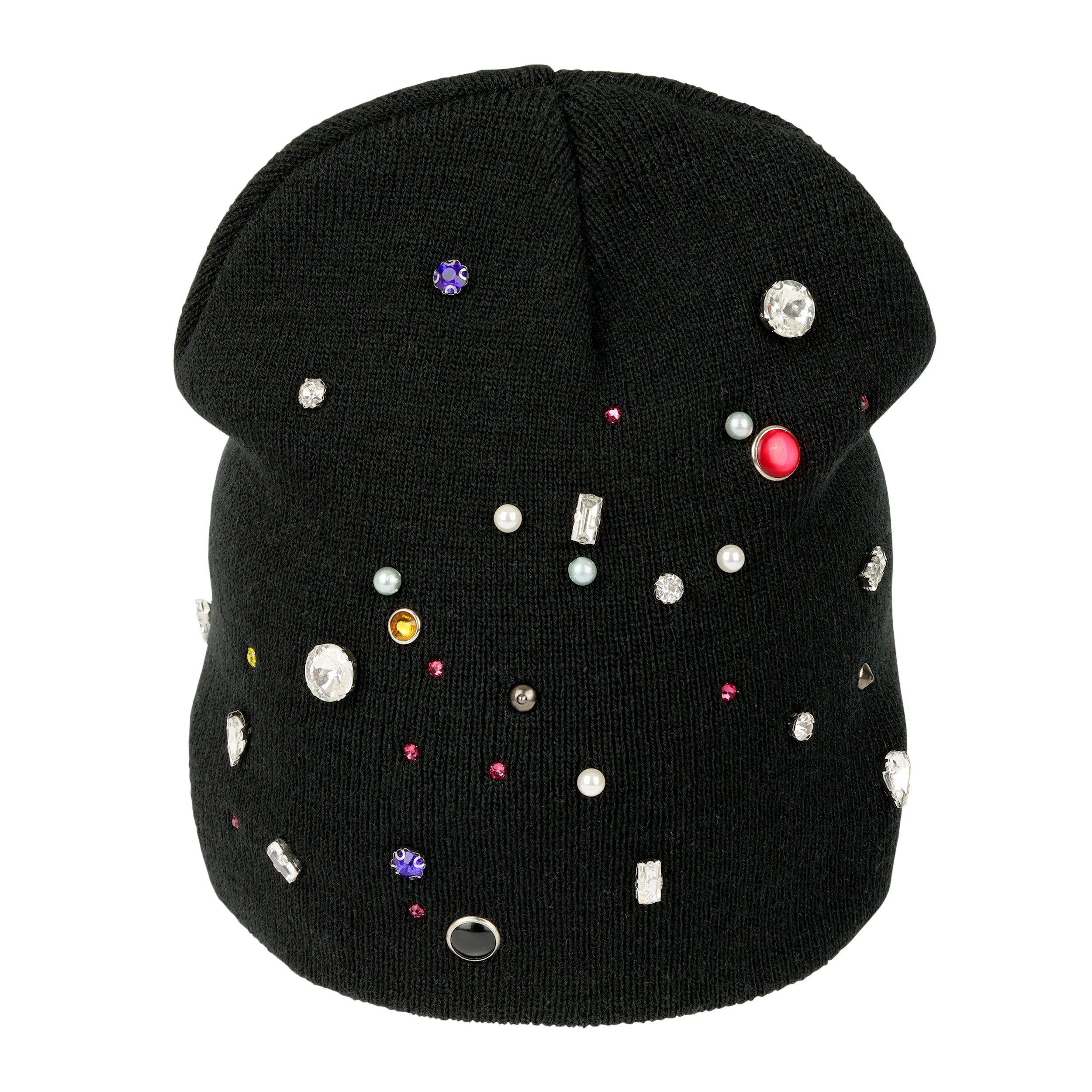 Lost Intricacy "Gem Stone" Black/White Beanie