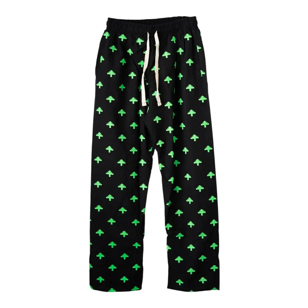 Vertabrae Everyday Pants (Black/Green)