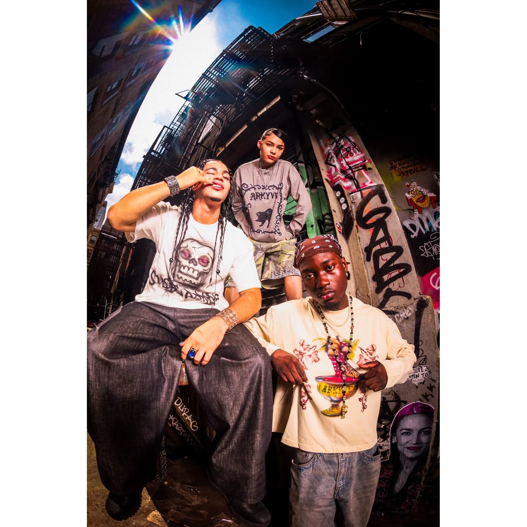 Arkyve x Stryka "Wine Label" Long Sleeve