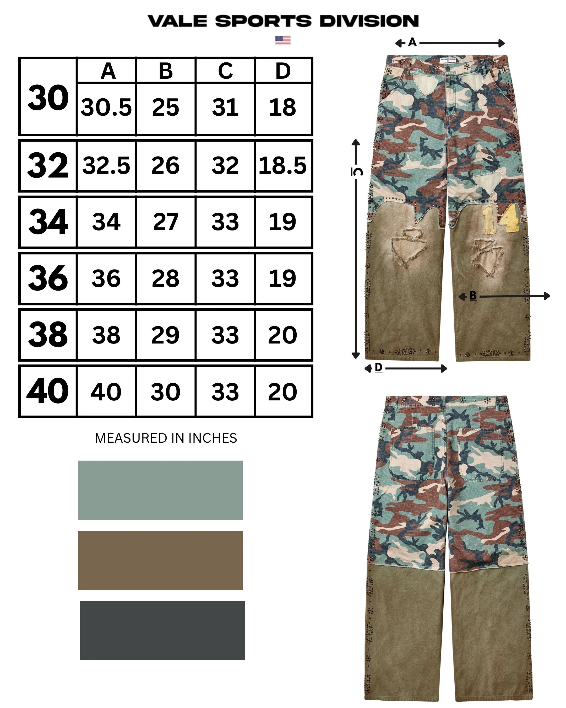 Vale "Armor Kamo" Pants