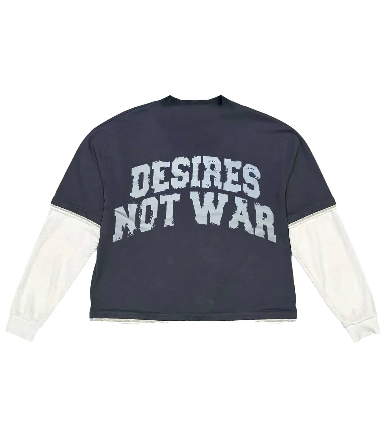 Bottega Desires "WAR" Navy Longsleeve