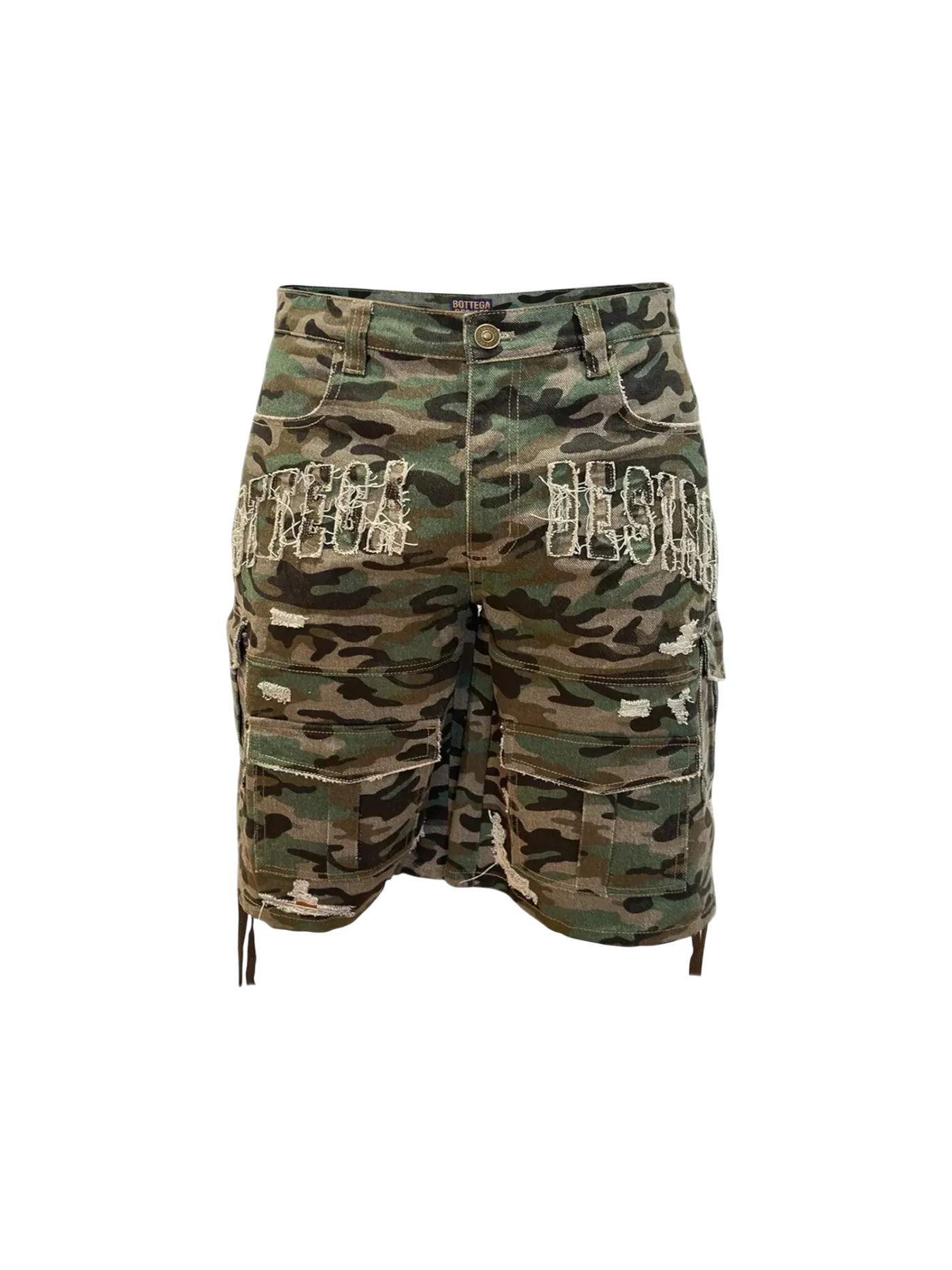 Bottega Desires "Camo" Cargo Shorts