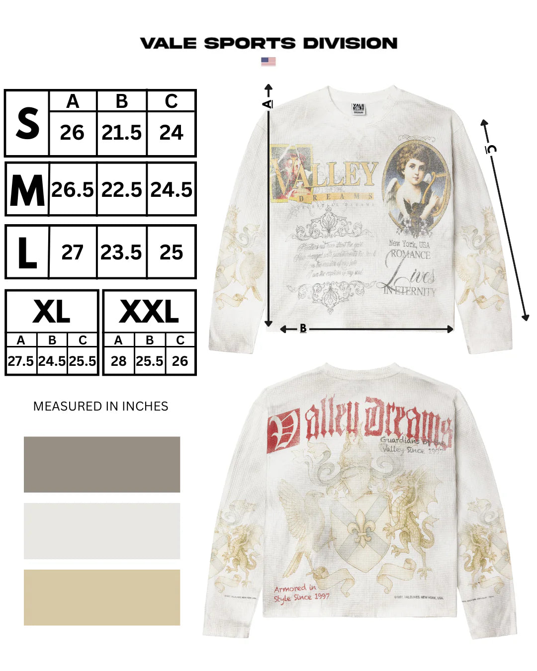 Vale "Celestial" White Thermal Long Sleeve