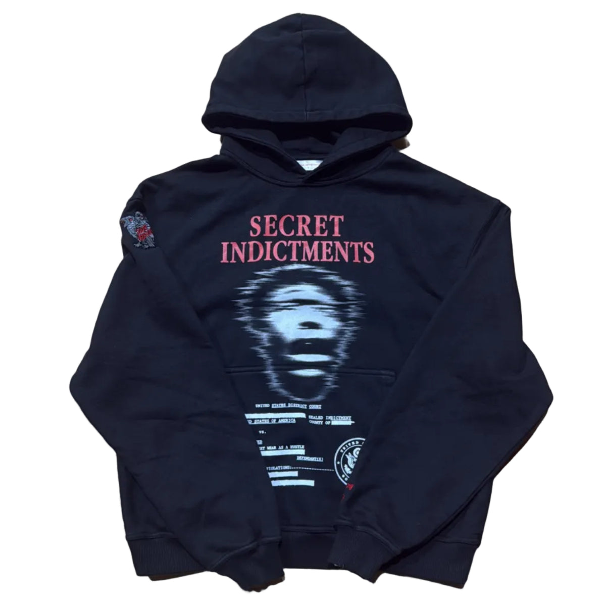 NYCHA Approved "Secret Indictments" Black Hoodie