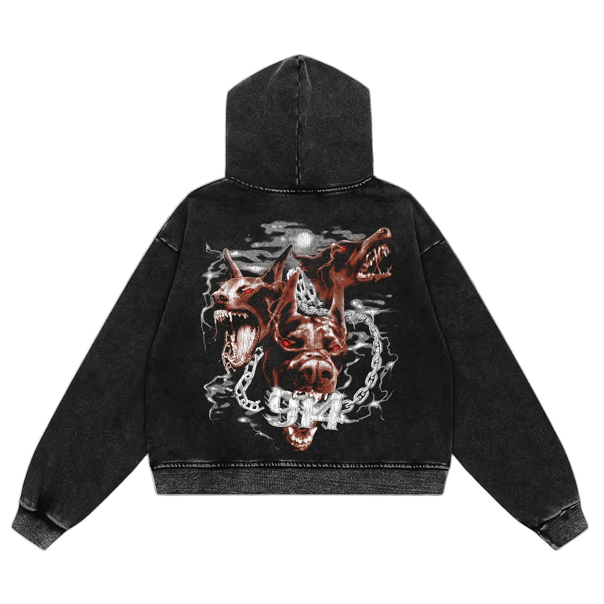 Floor 914 "Dog Chain" Zip-Up Hoodie