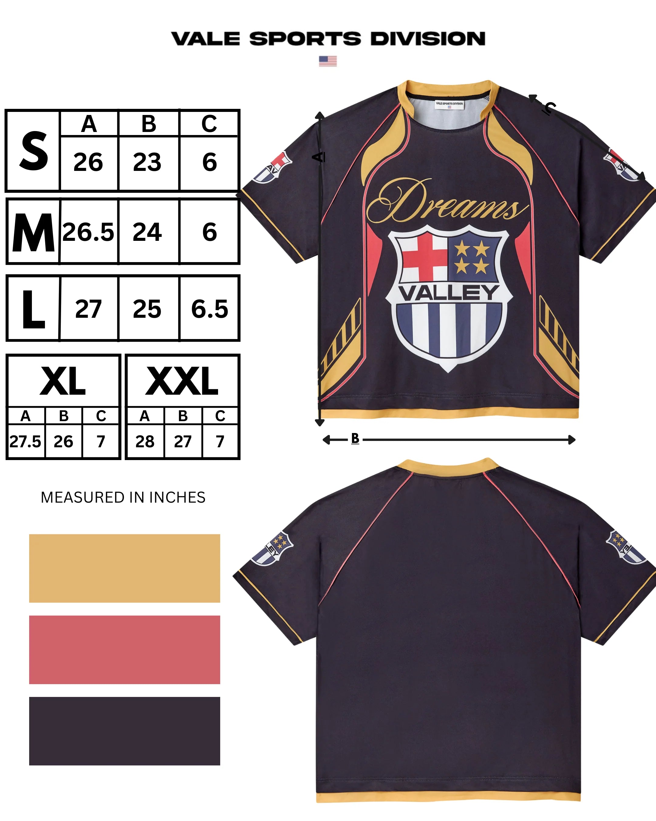 Vale "Dreams" Futball Jersey