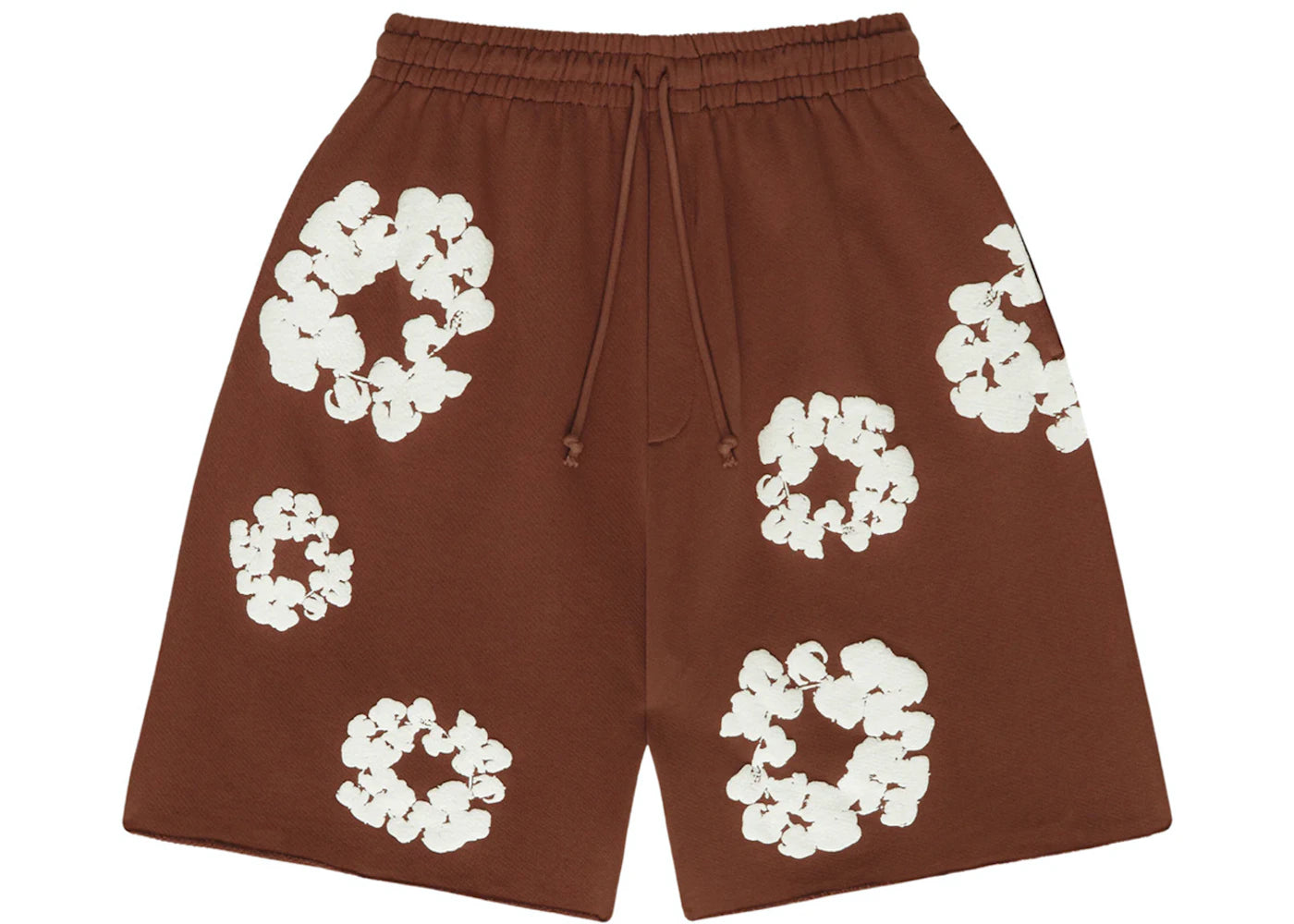 Denim Tears Cotton Wreath Brown Shorts Denim Tears Cotton Wreath Brown Shorts
