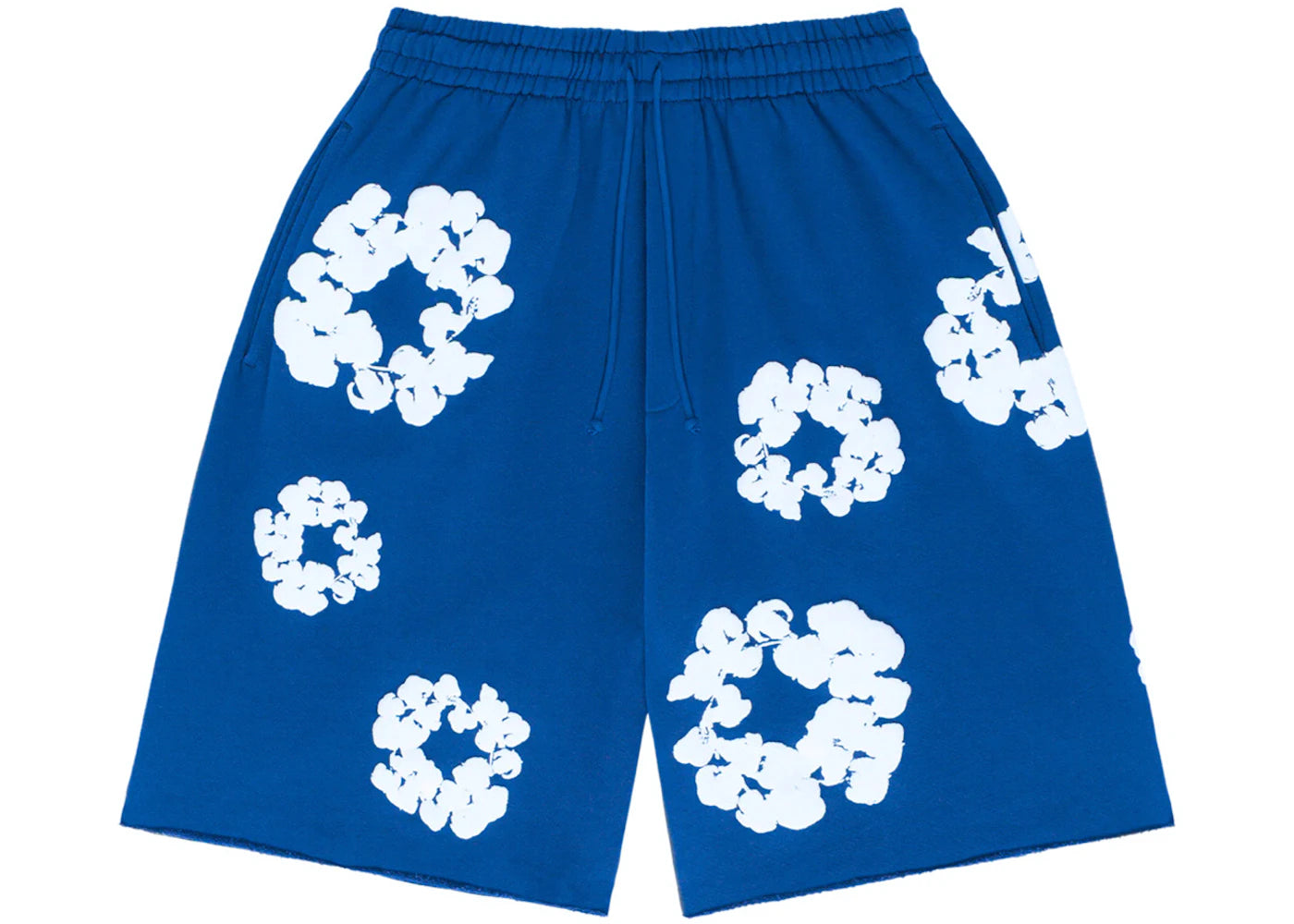 レビューの多い高評価商品特集！ Denim Shorts Blue Wreath Cotton Tears パンツ