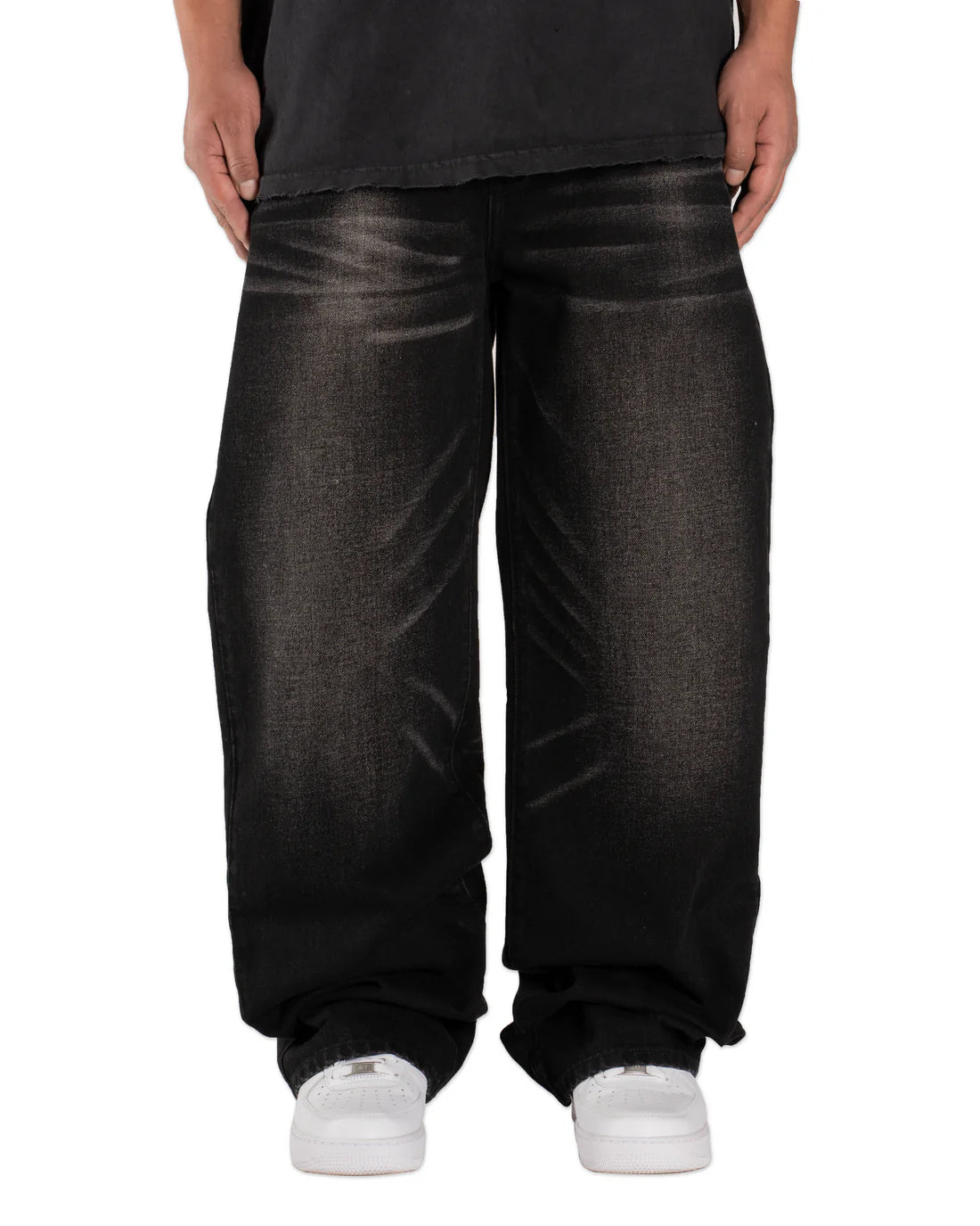 Mintcrew "2001" Black Washed Jeans