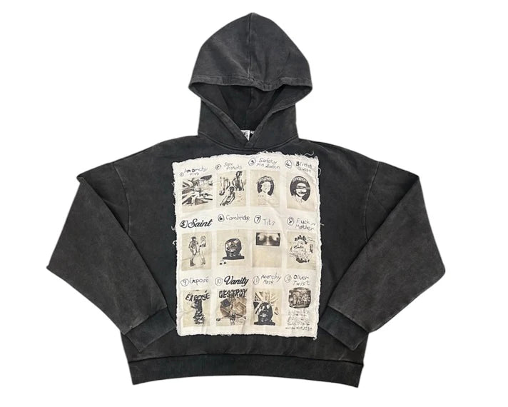 Saint Vanity "S*x Pistols" Grey Hoodie