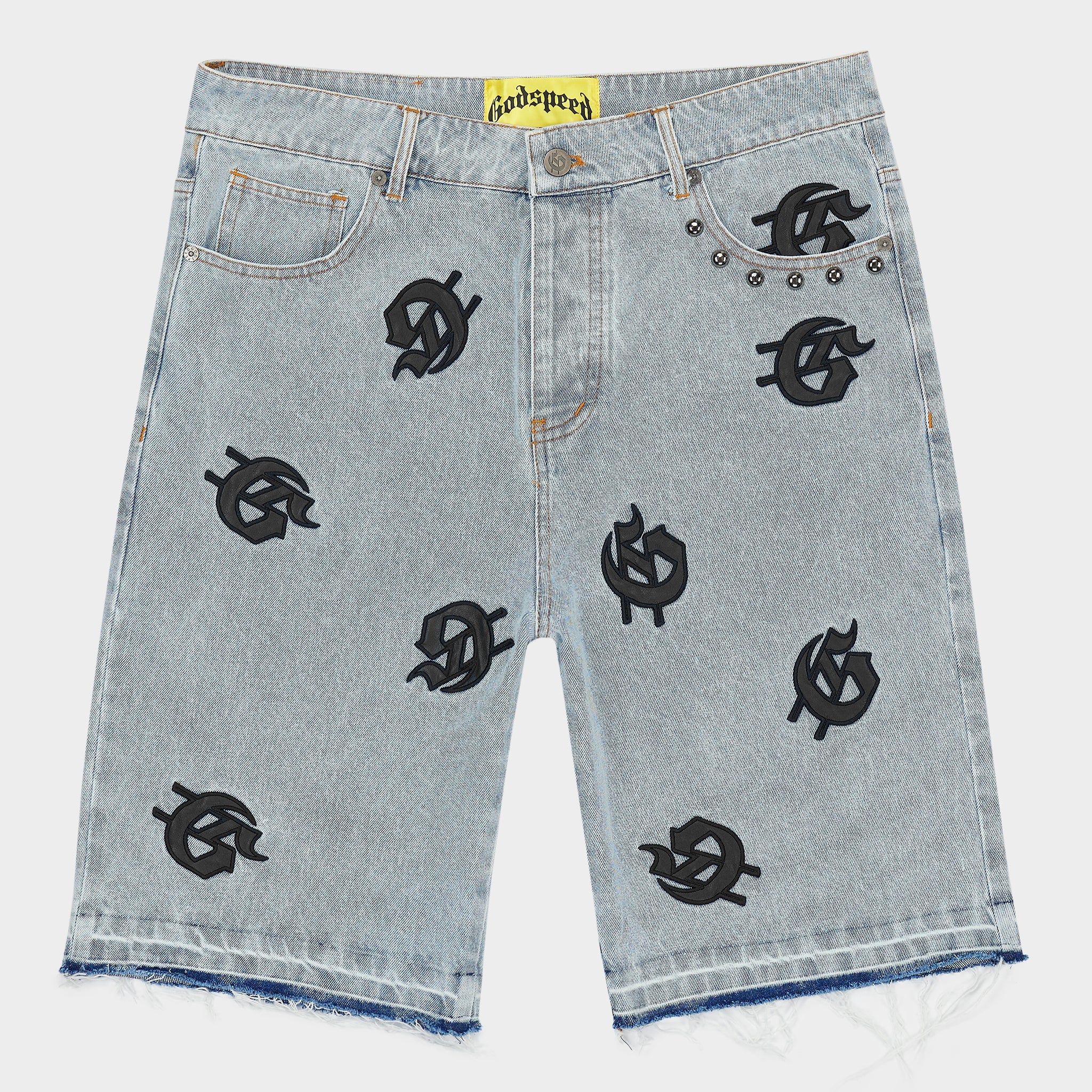 Godspeed "Infinity" Jean Shorts (Blue)